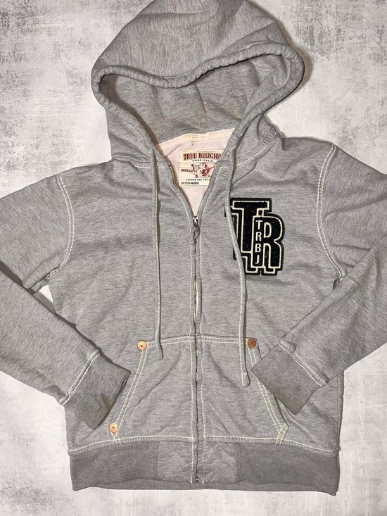 True Religion Other - Vintage 2009 True Religion grey zip up hoodie